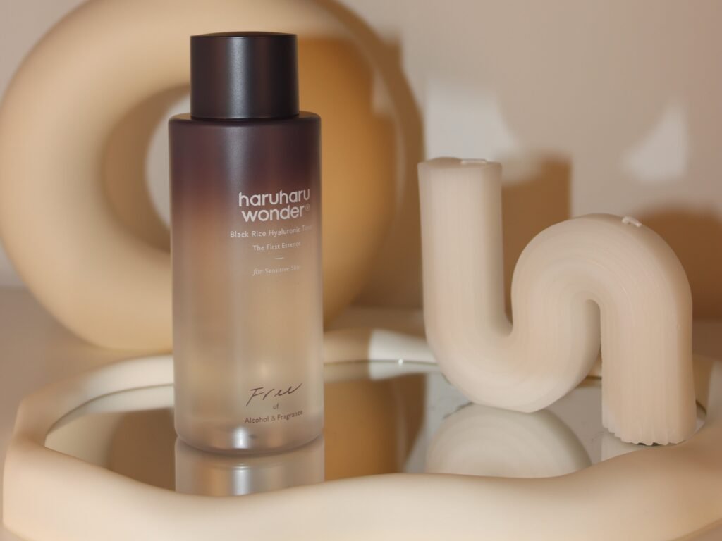 Korean Toner for Dry Skin Haruharu Wonder Black Rice Hyaluronic Acid Toner